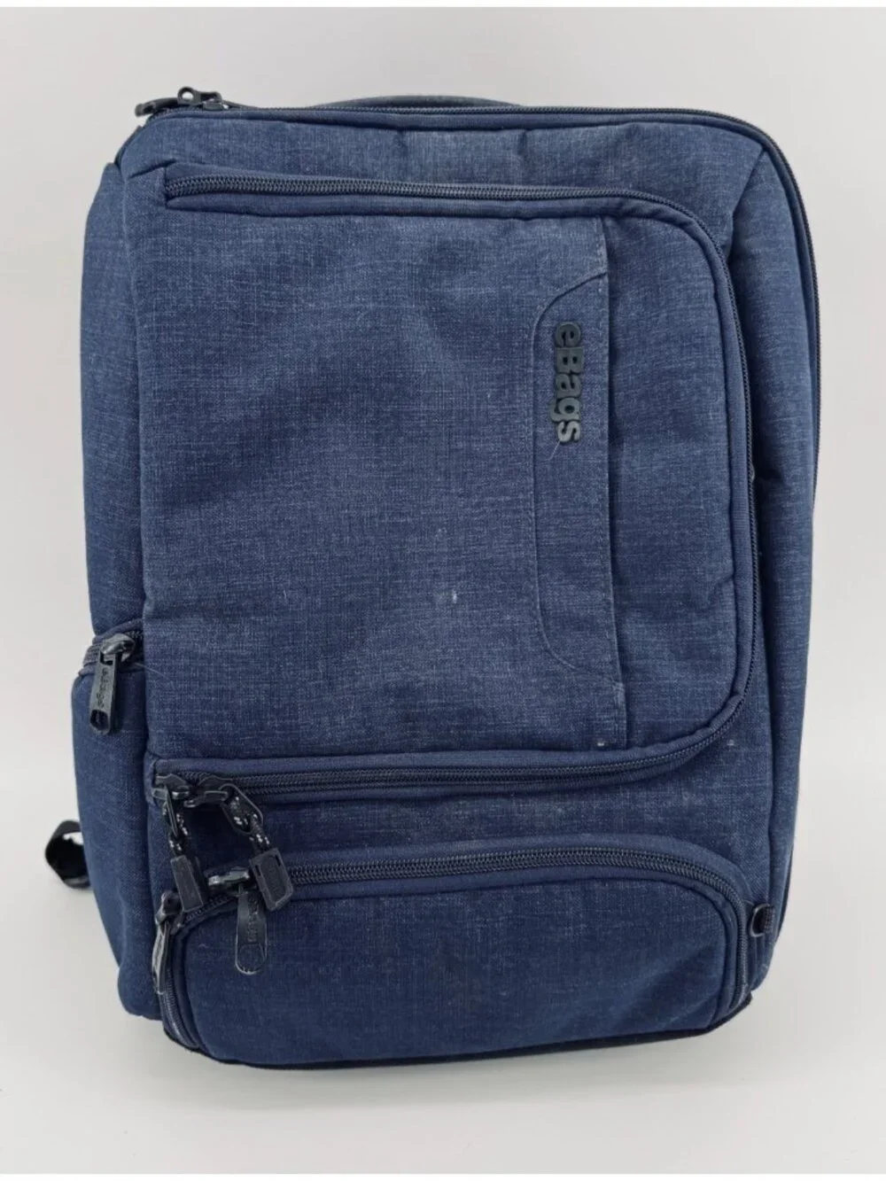 eBags Professional Slim Laptop Backpack EB2146-15.5 Indigo Blue Travel Work Bag